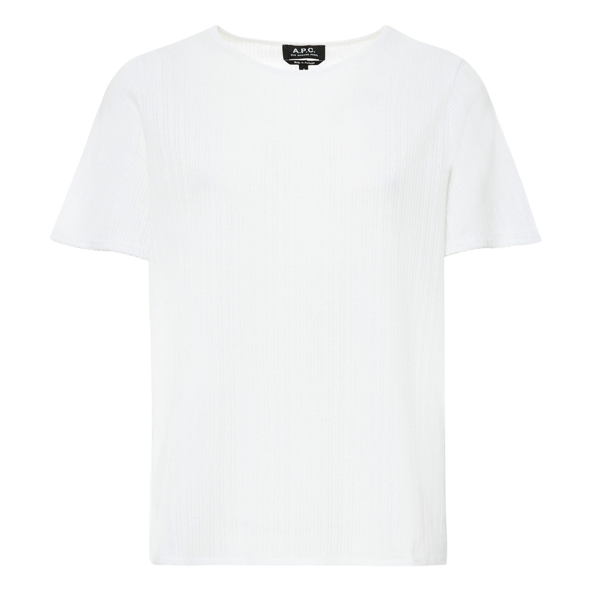 A.P.C. - T-shirt Pointelle Elsie - Femme - Blanc