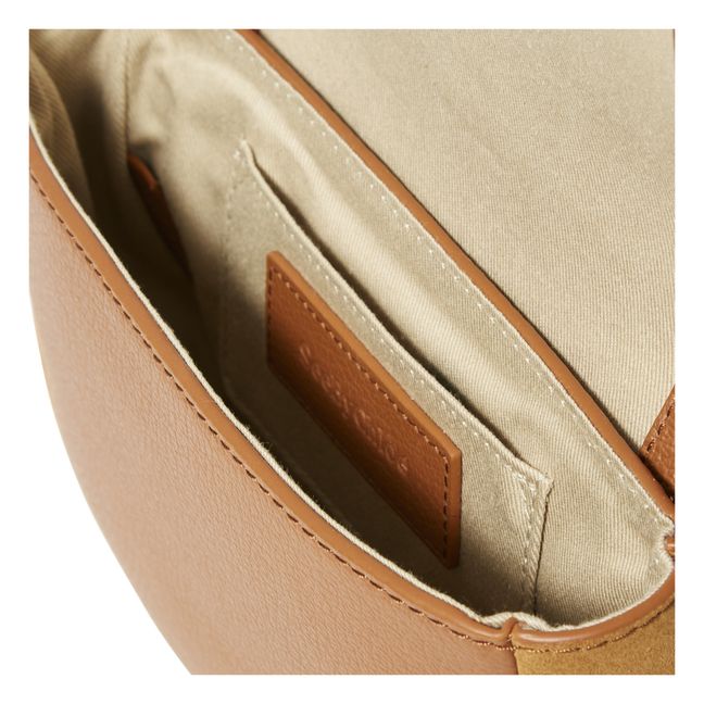 Hana Mini Dual-Material Bag Karamel