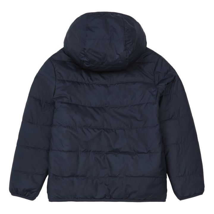Reversible Recycled Polyester Fleece Jacket | Navy blue- Product image n°2