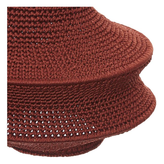 Joosh Crocheted Pendant Light | Brick red