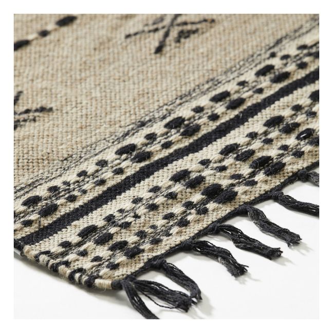 Tappeto Cros in lana e cotone Sabbia