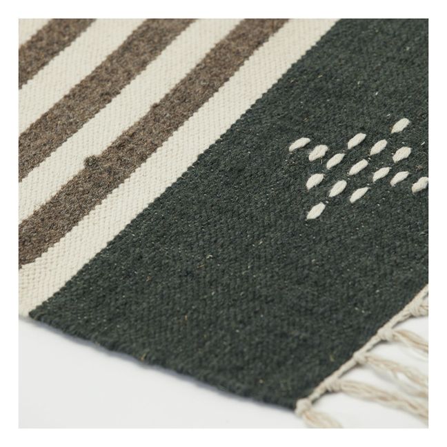 Cros Wool and Cotton Rug | Khaki