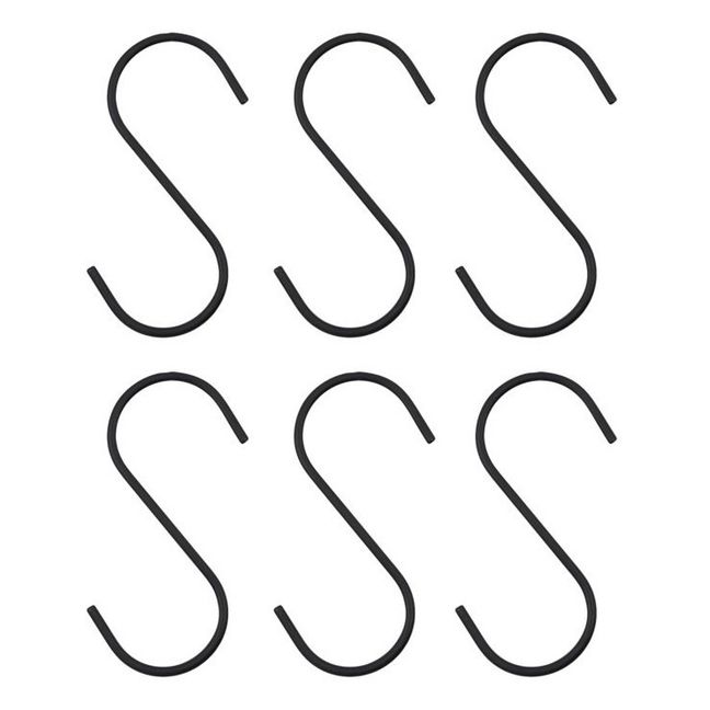 Percha Snap de metal | Negro