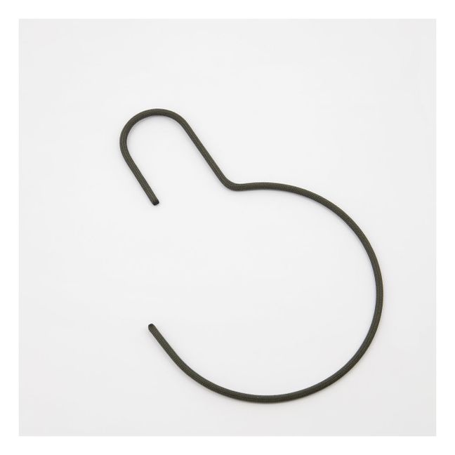 Round Metal Coat Hangers - Set of 3 | Brown