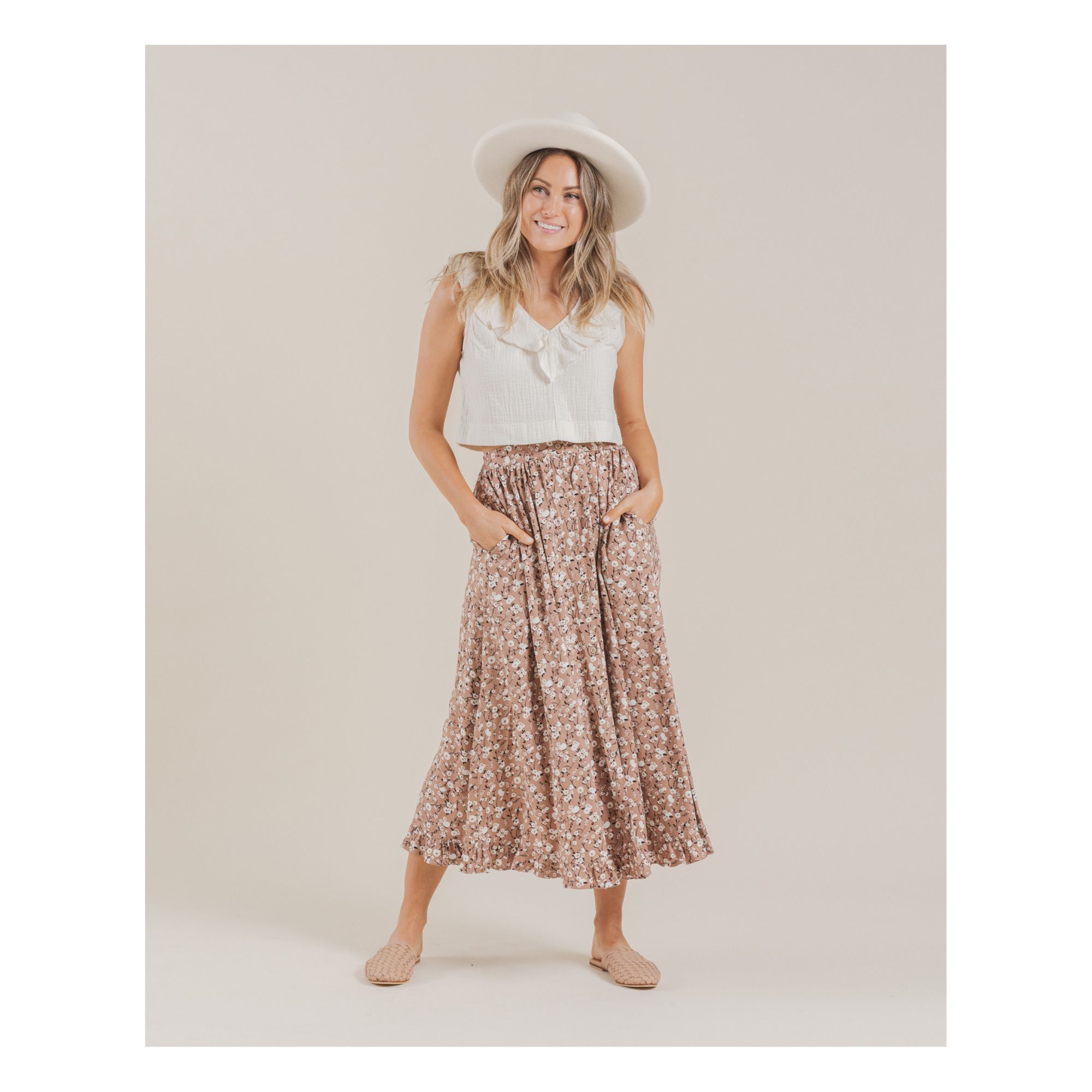 Dahlia Oceanside Skirt - Women's Collection | Terracotta