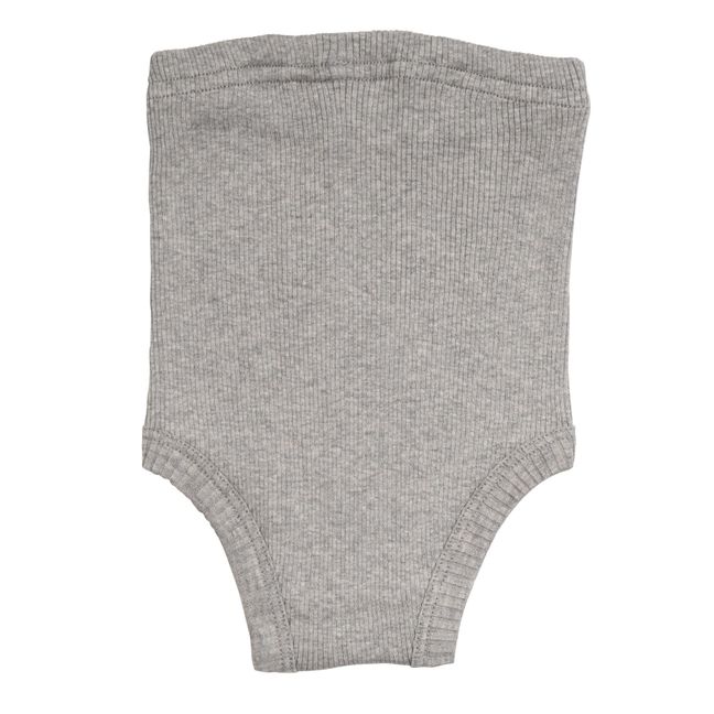 Slip Bobbi Seide und Baumwolle | Grau