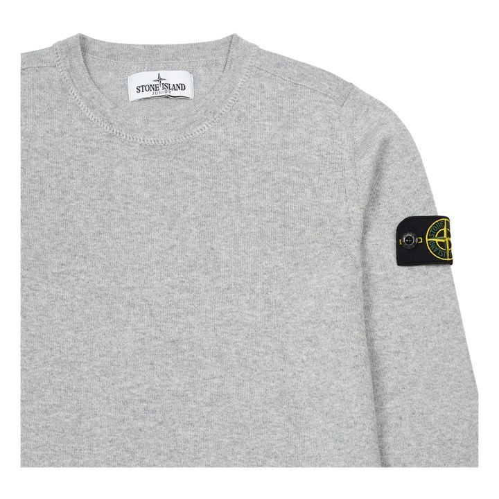 Logo Jumper Grey Stone Island Fashion 