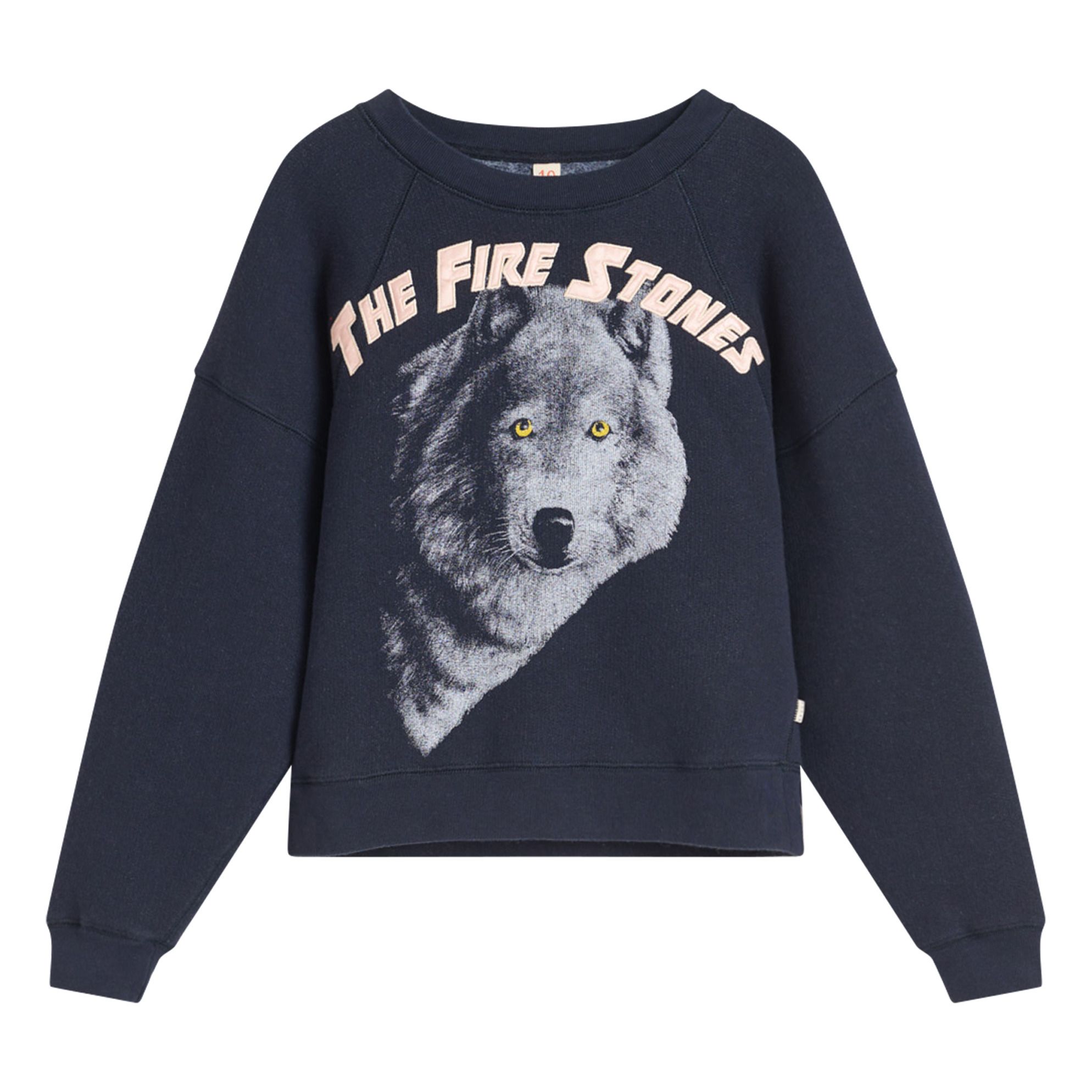 Bellerose - Sweat Fade Loup - Fille - Bleu marine