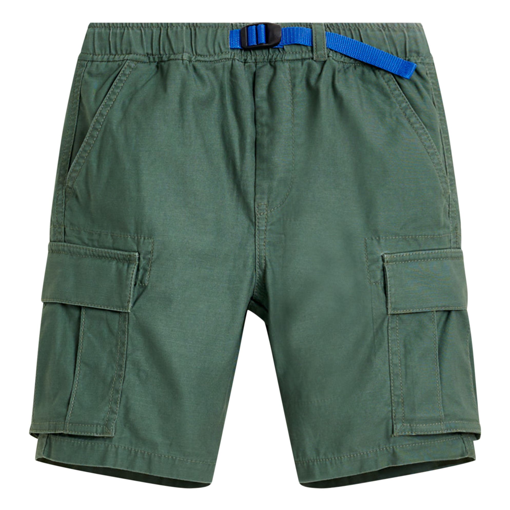 Bellerose - Short Cargo Jamy - Garçon - Vert kaki