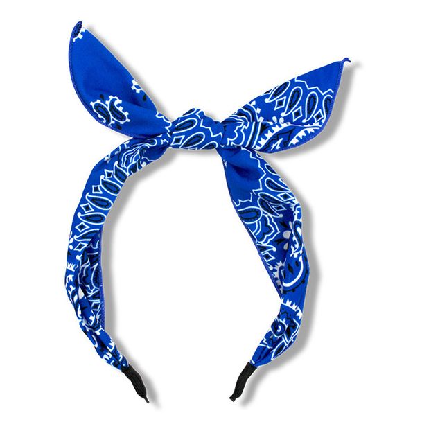 Serre Tete Bandana Bleu Milk X Soda Mode Enfant