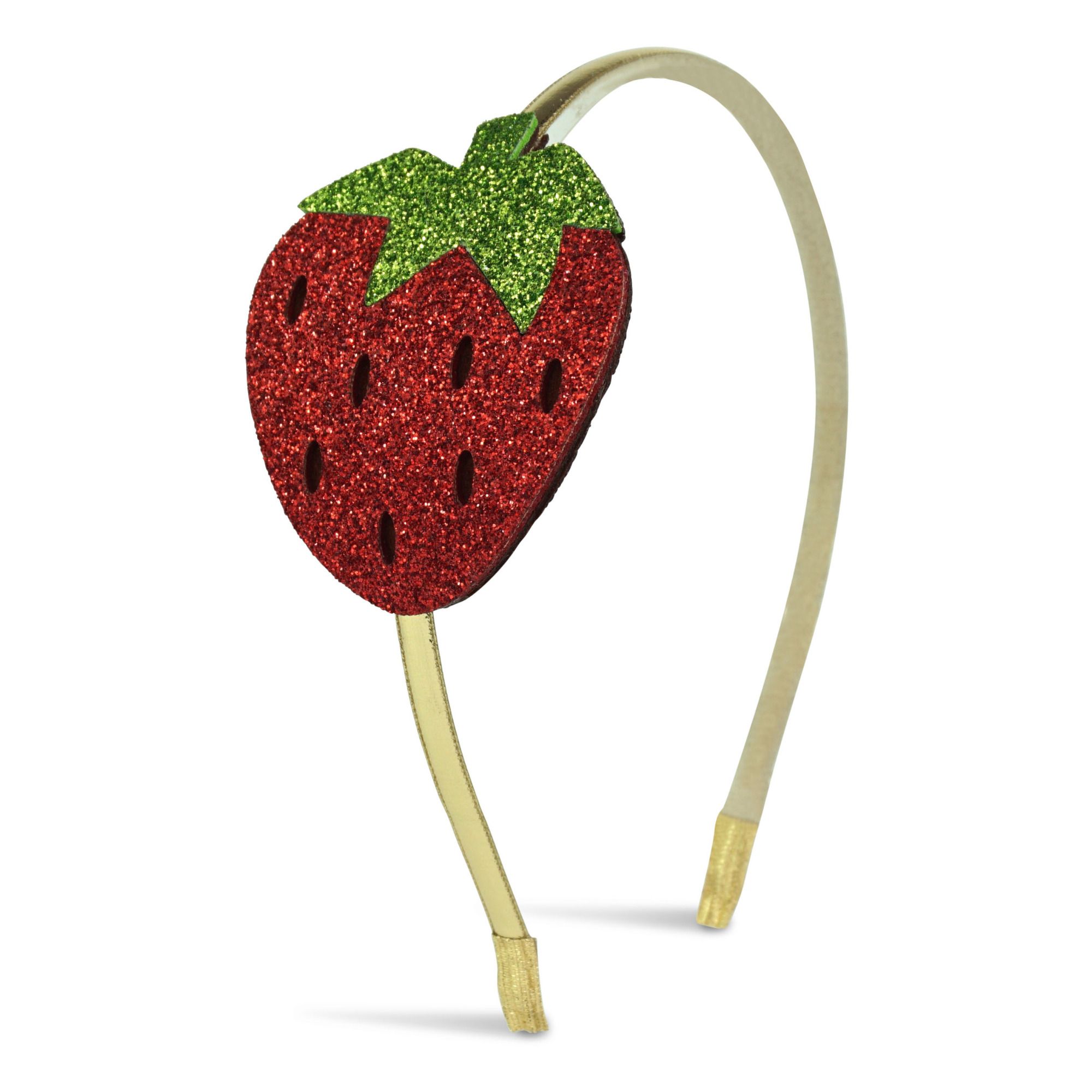 Milk x Soda - Serre-tête Glitter Fruit - Fille - Rouge