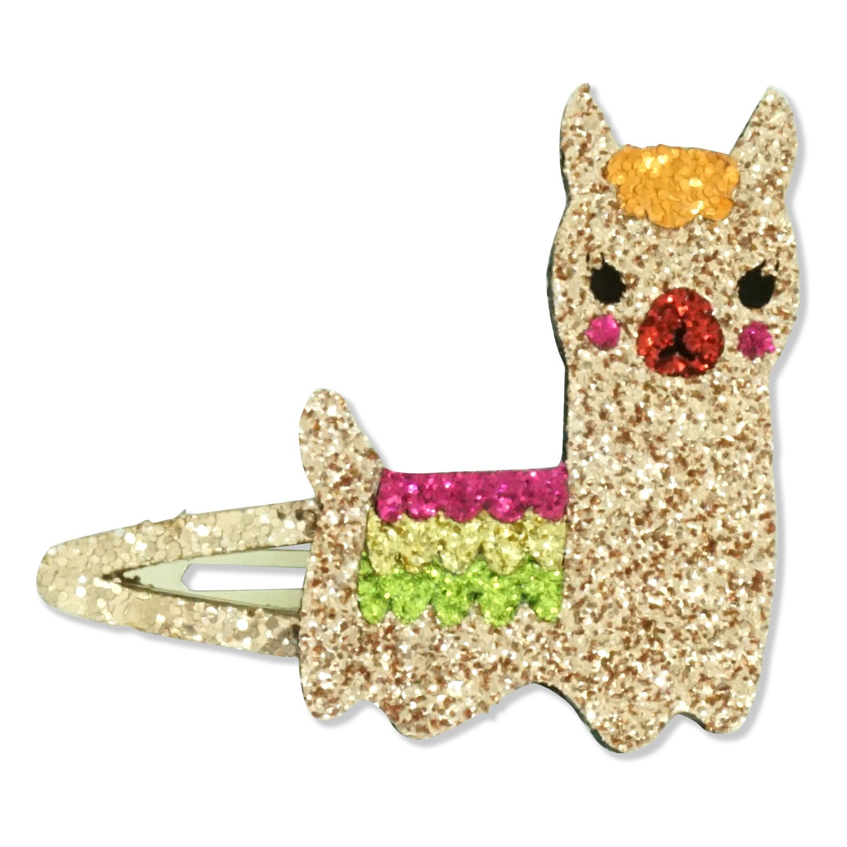 Milk x Soda - Barrette Lama - Fille - Doré