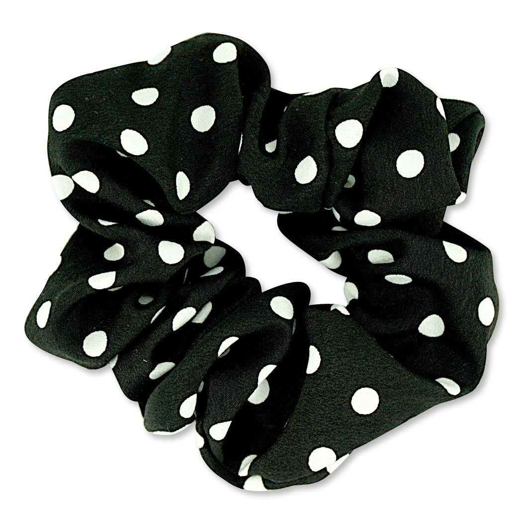 Milk x Soda - Chouchou Polka - Fille - Noir