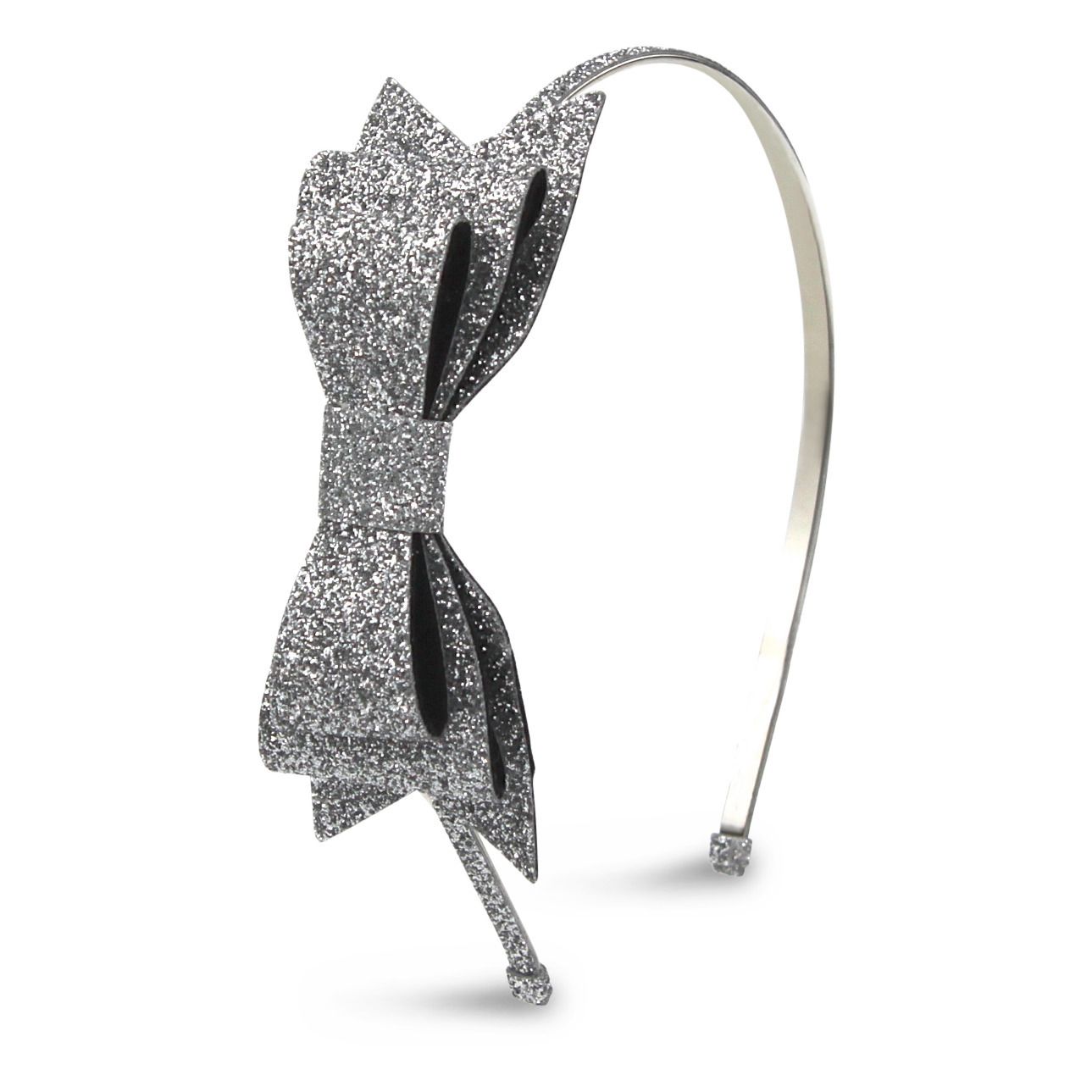 Milk x Soda - Serre-tête Sparkle Bow - Fille - Argenté