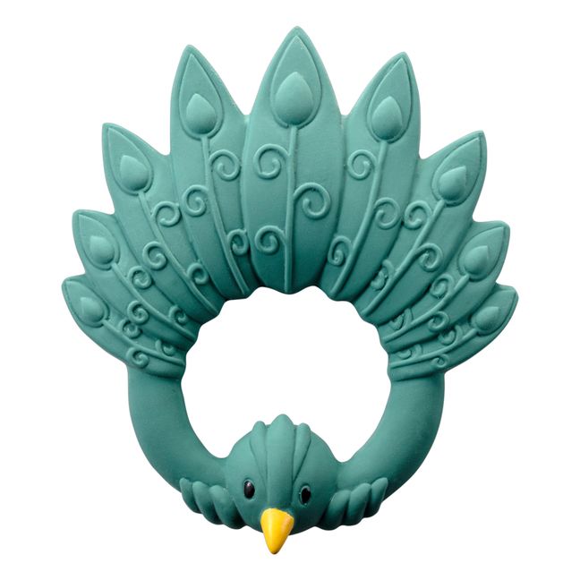 Peacock Teething Ring | Green