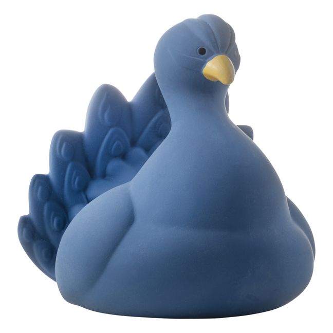 Peacock Bath Toy Blue