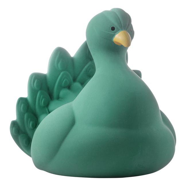 Peacock Bath Toy Green
