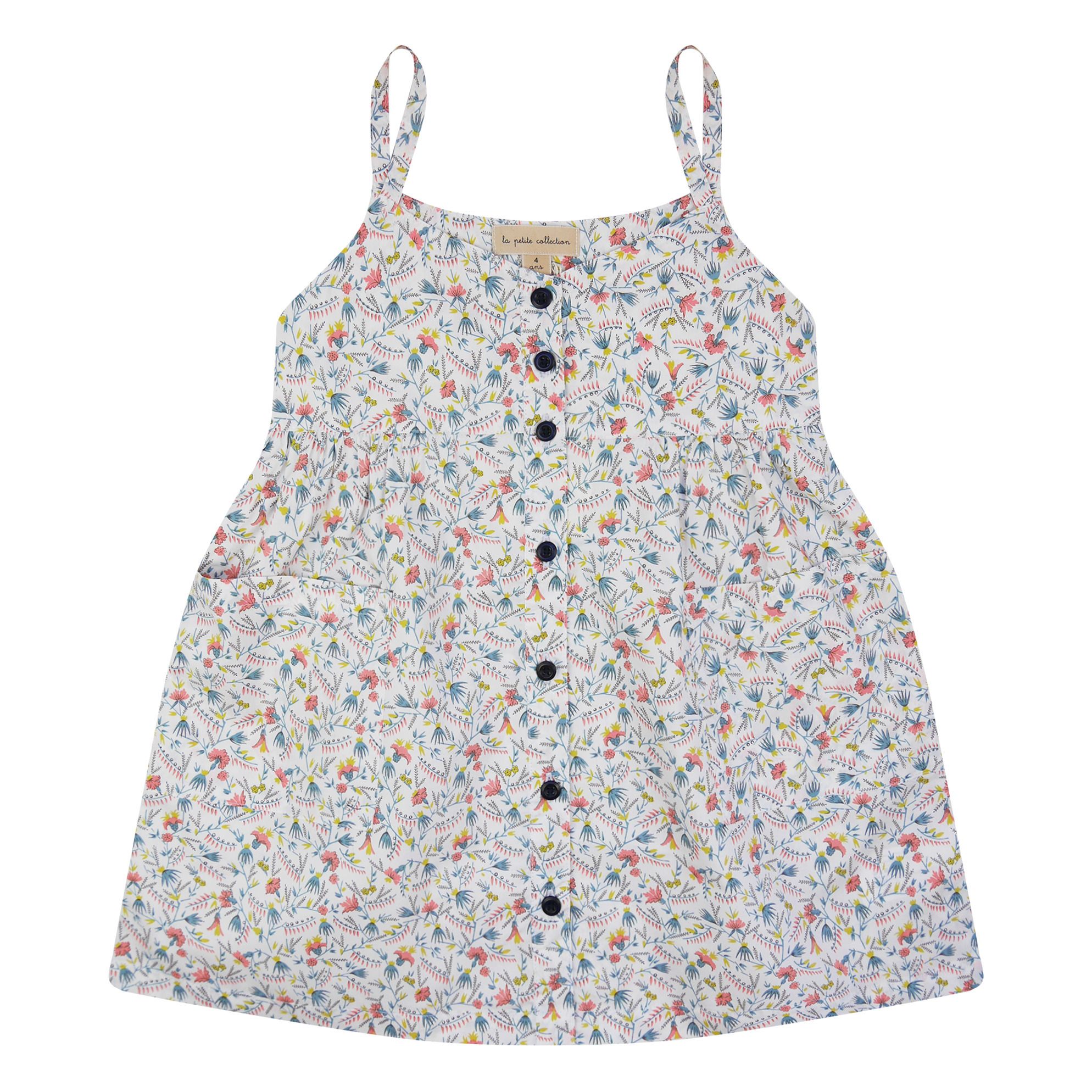 La Petite Collection - Robe Liberty Boutonnée - Fille - Ecru