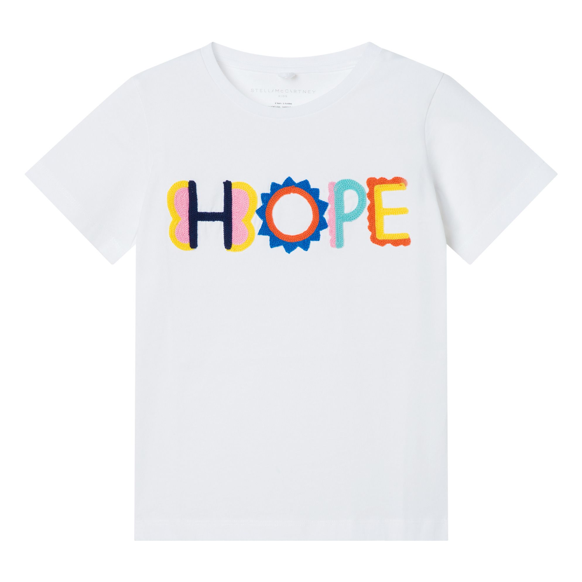 T-Shirt Coton Bio Hope Blanc- Image produit n°0