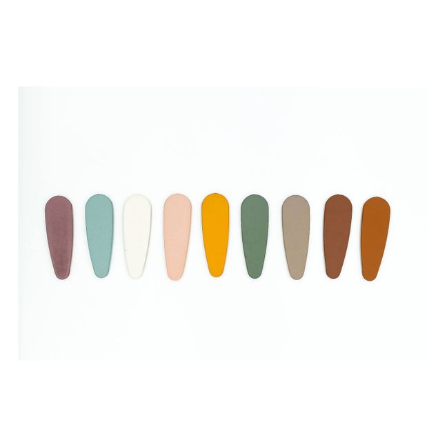 Haarspange im 3er-Set Snap Matte Clip | Rosa