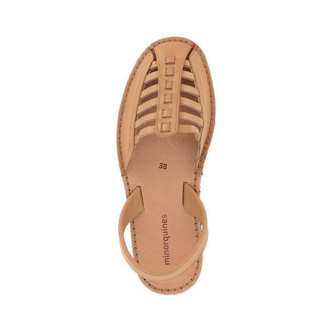 Avarca Santorini Leather Sandals - Adult's Collection  | Camel