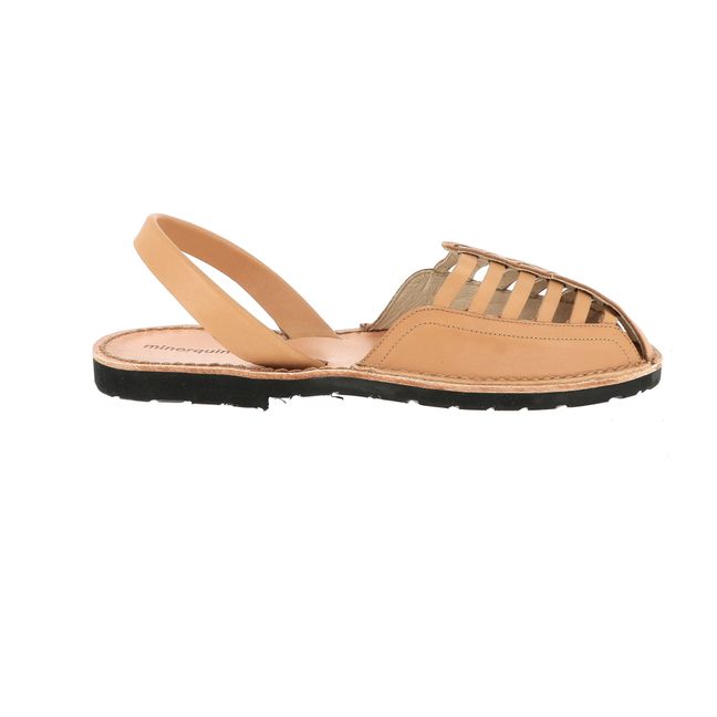 Avarca Santorini Leather Sandals - Adult's Collection  | Camel