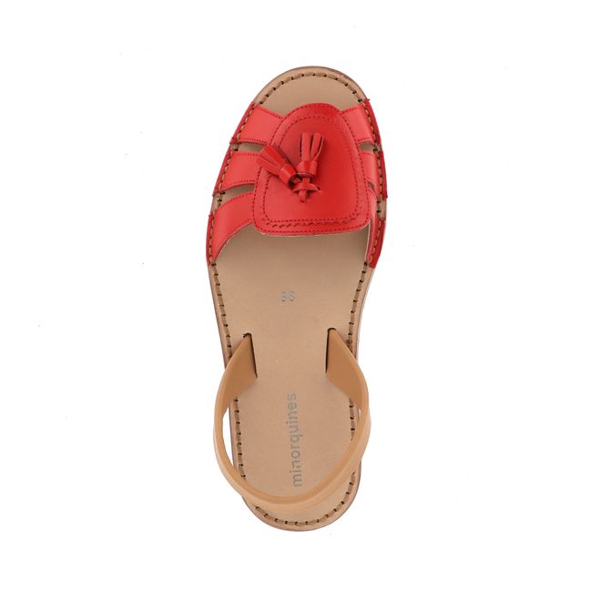 Sandales Avarca Neo 2 Cuir - Collection Adulte Rouge