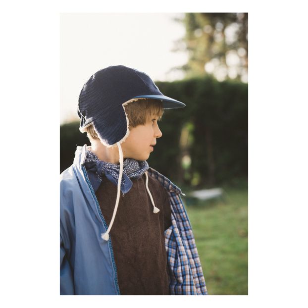 New Kids In The House - Fur-lined Cap - Girl - Blue