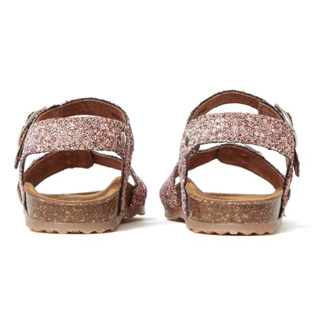 Two Con Me - Buckle Sandals Pink Gold