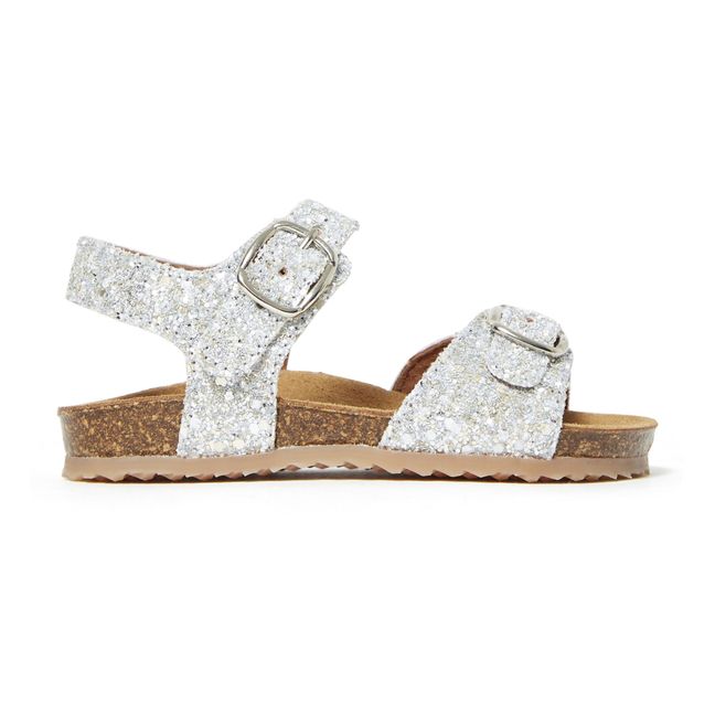 Two Con Me - Buckle Sandals Silver