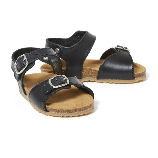 Two Con Me - Buckle Sandals Black