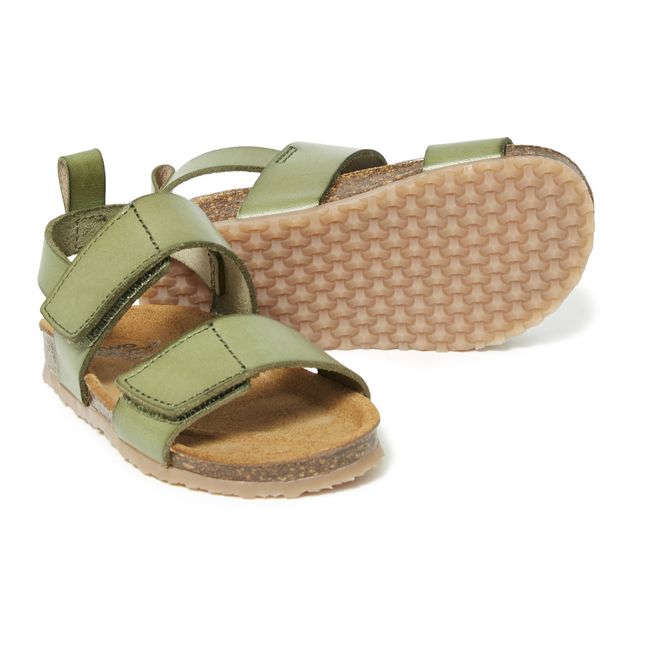 Two Con Me - Double Velcro Sandals | Khaki