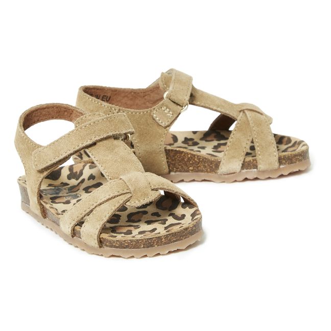 Two Con Me - Crossed Sandals Camel
