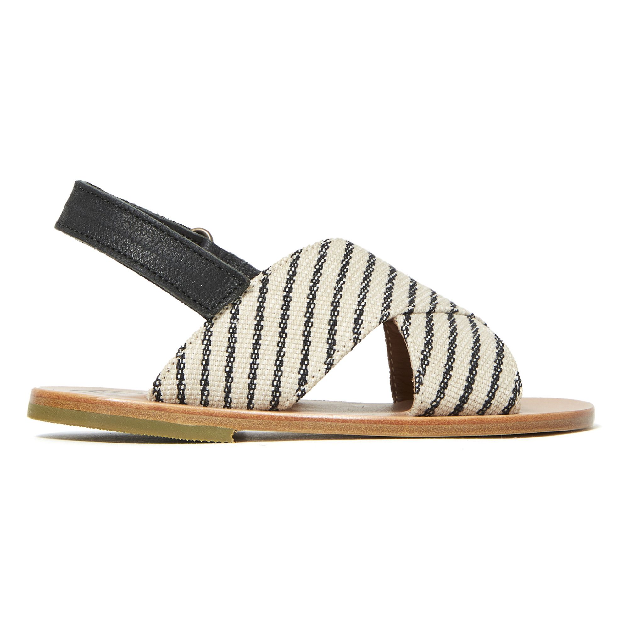 Pèpè - Sandales Croisées Tissus - Fille - Ecru