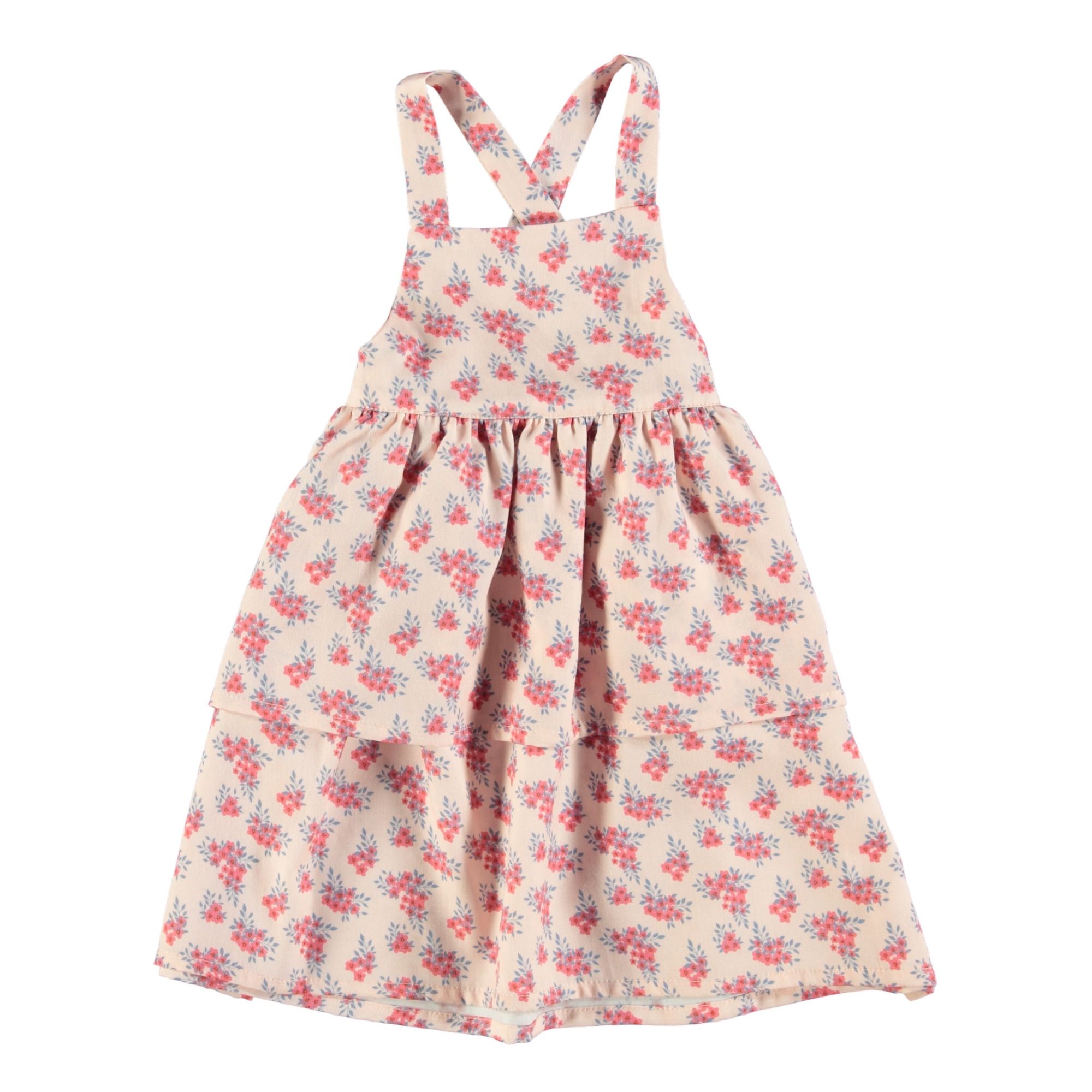 Piupiuchick - Robe Fleurs Coton Tencel - Fille - Rose