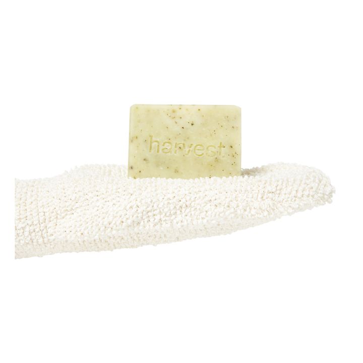 Jabón de hojas de ortiga y menta con guante exfoliante - 100 g- Imagen del producto n°1