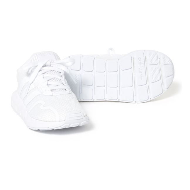 Swift Run Sneakers with Laces White
