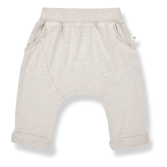 1+ in the family - Pantalon Sarouel Tommy - Fille - Blanc cassé