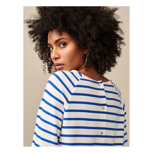 Maow Stripe T-shirt - Women's Collection  | Blue