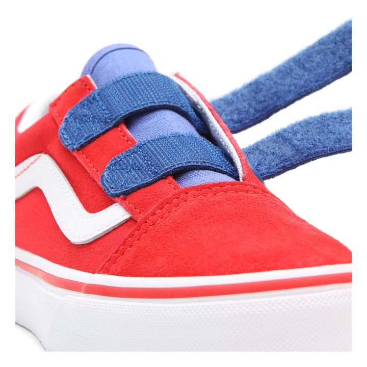 Vans velcro store red