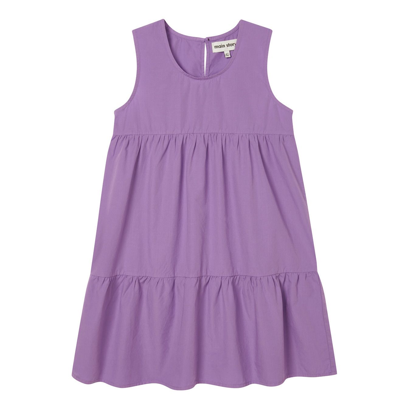 Main Story - Robe Coton Bio - Fille - Violet
