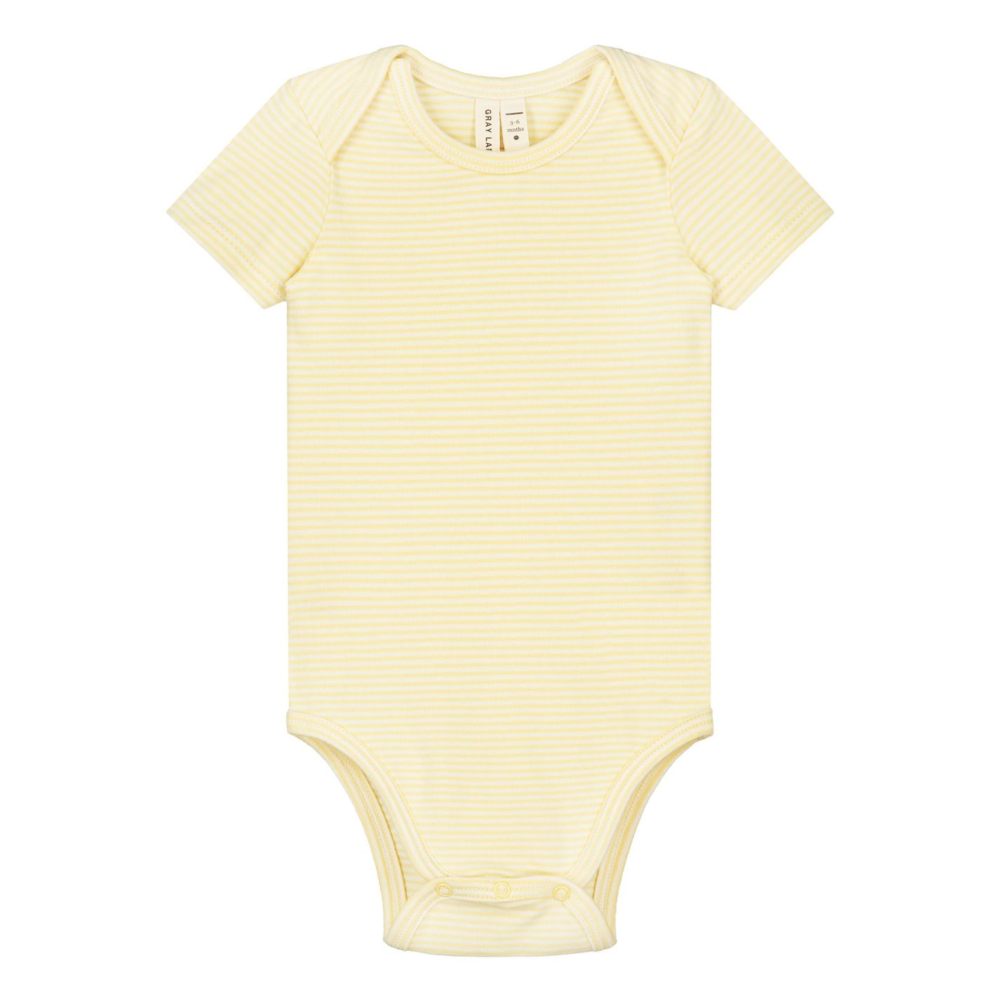Gray Label - Body Onesie Coton Bio - Fille - Jaune