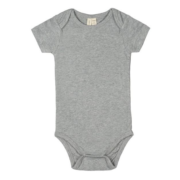 Gray Label - Body Onesie Coton Bio - Fille - Gris