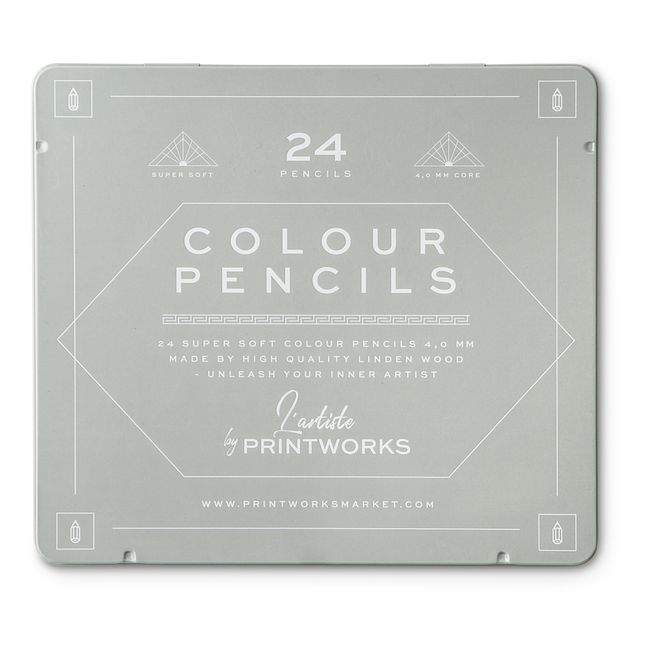 Caja de 24 lápices de colores
