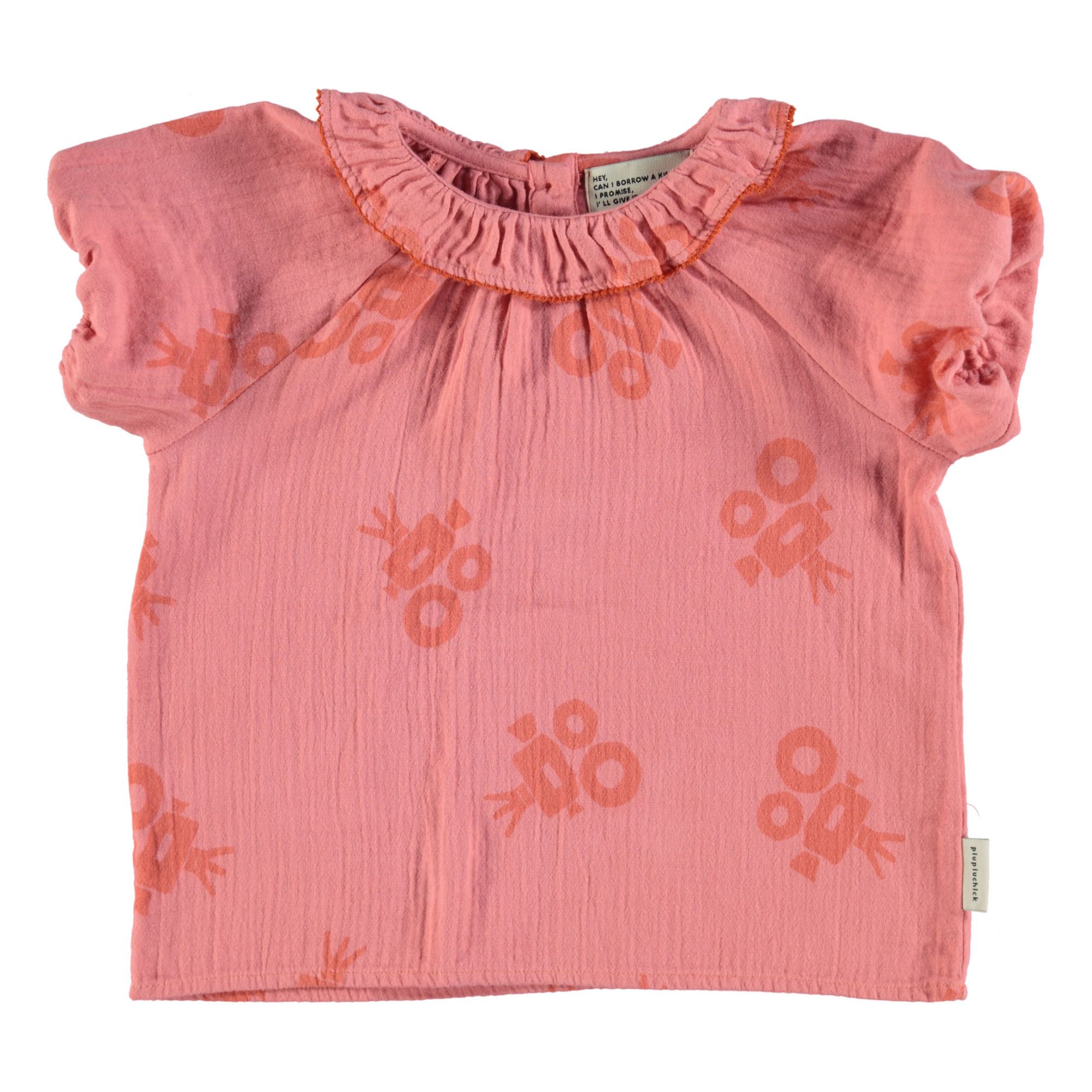 Piupiuchick - Blouse Camera - Fille - Rose