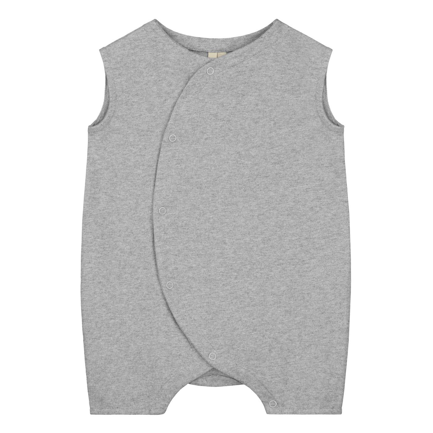 Gray Label - Combinaison Grow Coton Bio - Fille - Gris