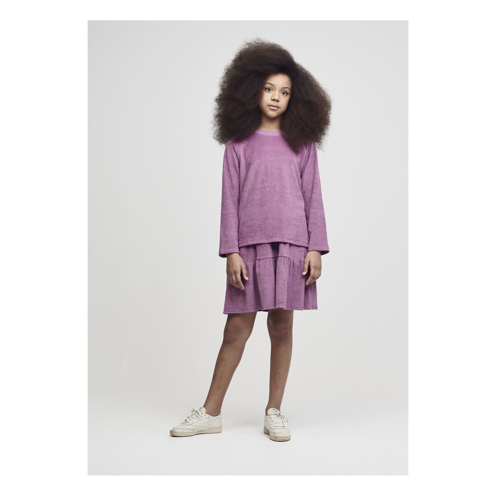 Organic Cotton Skirt  Purple- Product image n°1