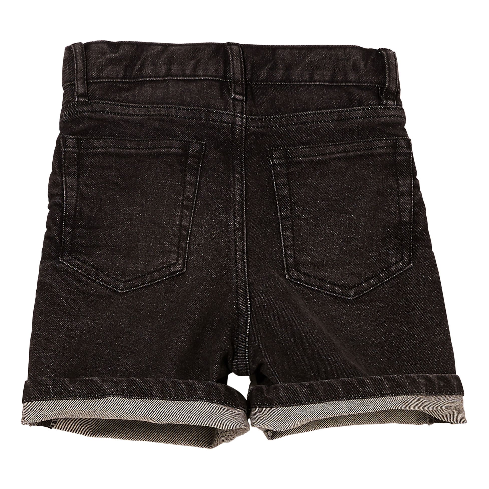 Shorts de tiro alto Cherryl Denim negro Finger in the nose Moda Joven,  Infantil - Smallable