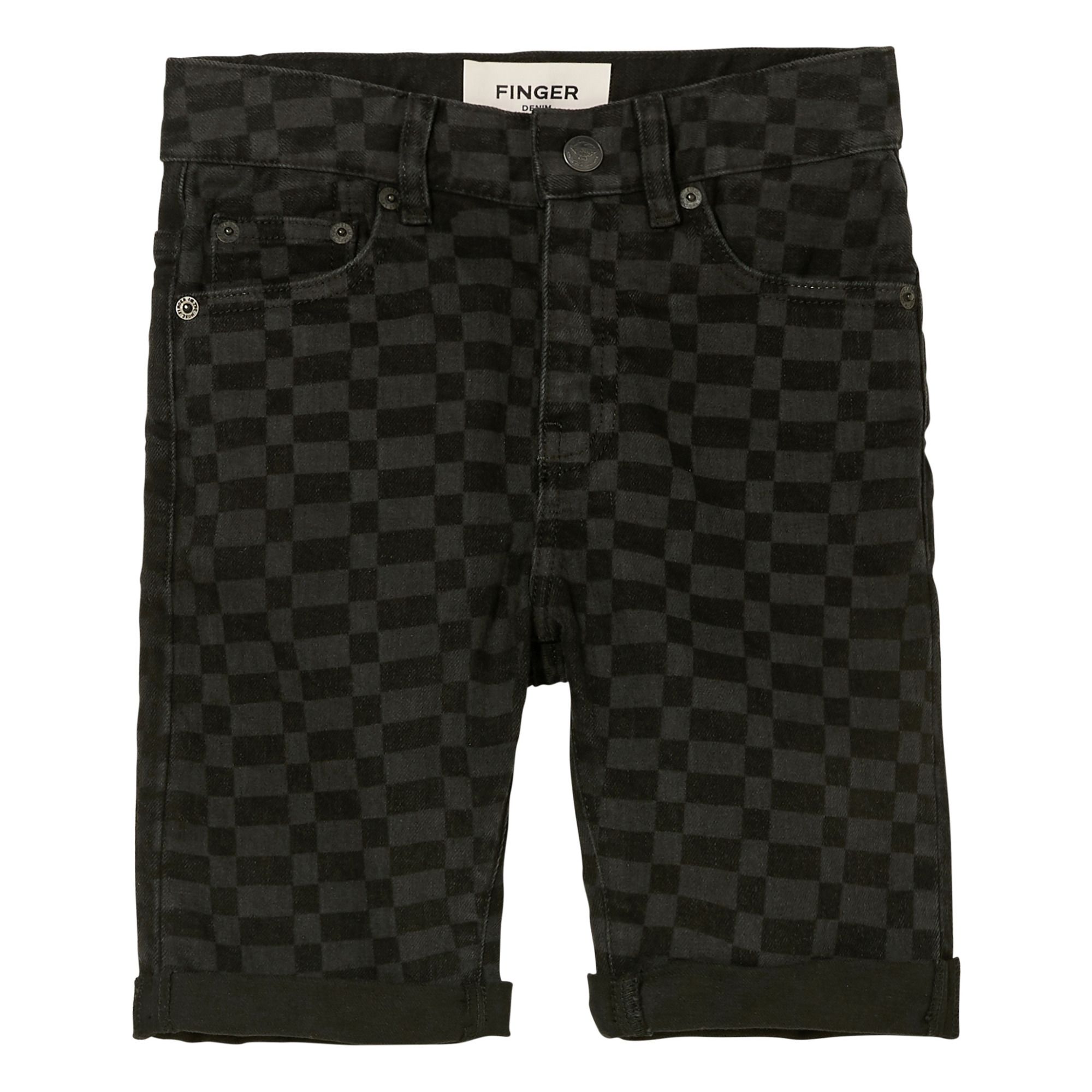 Finger in the nose - Short Edmond - Garçon - Denim noir
