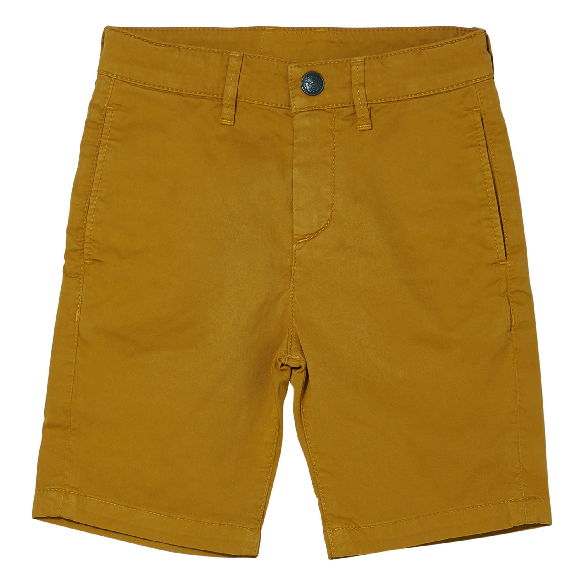 Finger in the nose - Short Chino Allen - Garçon - Jaune moutarde